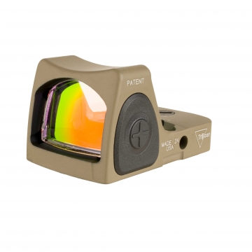 Trijicon RM09-C-700745 Type 2: RMR Type 2 Adjustable LED Sight – 1.0 MOA Red Dot - FDE Cerakote