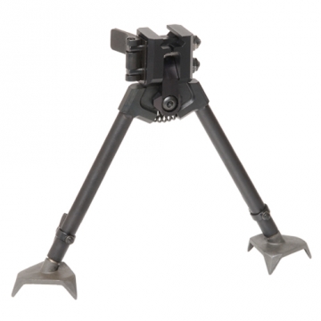 Versa-Pod 300 Series: 9-12" standard bench bipod with Raptor feet, non-pan/tilt, picatinny rail moun