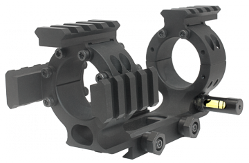 MOSM Alpha 34mm dia. Ultra rugged heavy duty scope mount with circular array system and bubble level