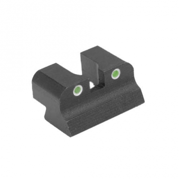 Kensight - GI Series -Gov't Model Fixed Tritium Rear Sight - .230" Tall Blade (.315" Total w/Dovetai