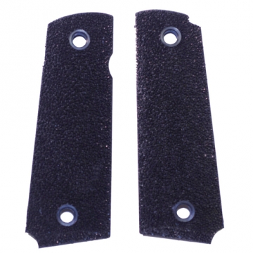 Kensight Sharkskin Grips - Aggressive Glass Filled Target 1911 Grips (1x) Pair, Black