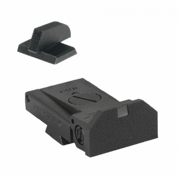 Kensight - LPA TRT - Beveled Serrated Blade, Adjustable Target 1911 Rear Sight (860-083) w/ 0.200" T