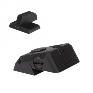 Kensight - (DAS) - Adjustable Rear 1911 Sight - Fully Adjustable, Serrated Blade, Fits NOVAK Sight D