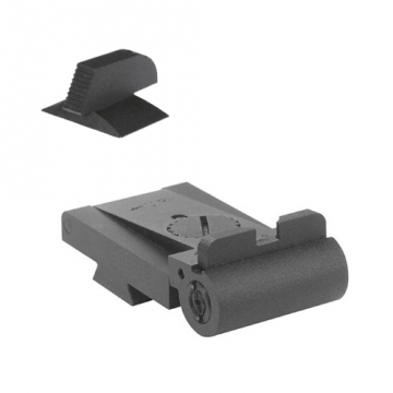 Kensight - Rollo - 1911 Low-Profile Adjustable Combat Sight Set (860-008) w/ 0.200" Tall, Serrated -