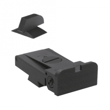 Kensight - LPA TRT - Rounded Serrated Blade, Adjustable Target 1911 Rear Sight (860-053) w/ 0.200" T