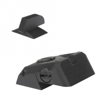 Kensight - (DAS) - Adjustable Rear 1911 Sight - Fully Adjustable, Serrated Blade, Fits NOVAK Sight D