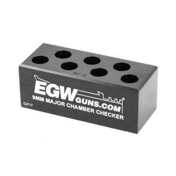 EGW Ammo Chamber Checker 9mm Major 7-hole