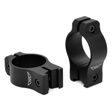 Warne Vapor 1 inch 3/8 Dovetail Scope Rings - Medium Matte