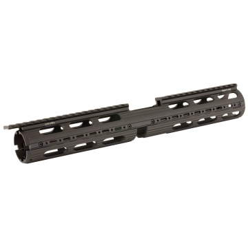 UTG PRO AR15 Super Slim Drop-in M-LOK Handguard, 15" Carbine-length, Extended Top Rail, FSP Cutout