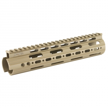 Utg Pro Ar 9" Spr Slim Ff Handguard Fde