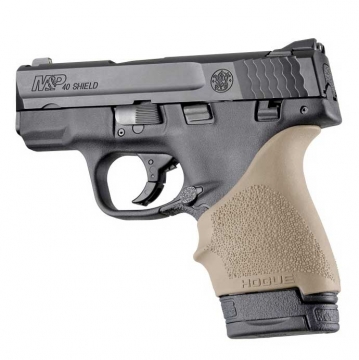 Hogue HandALL Beavertail Grip Sleeve for S&W M&P Shield, Ruger LC9(s), EC9(s) - FDE