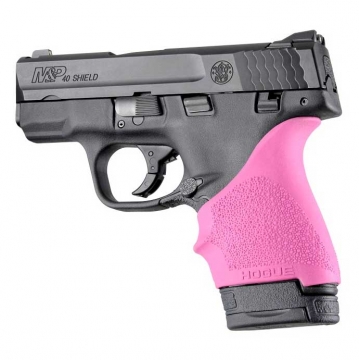 Hogue HandALL Beavertail Grip Sleeve for S&W M&P Shield and Ruger LC9s/EC9s - Pink