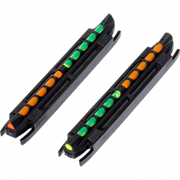 Hiviz Two-in-one Magnetic Shotgun Sight Shotgun Rib 7/32 To 5/16 Green Orange Litepipes