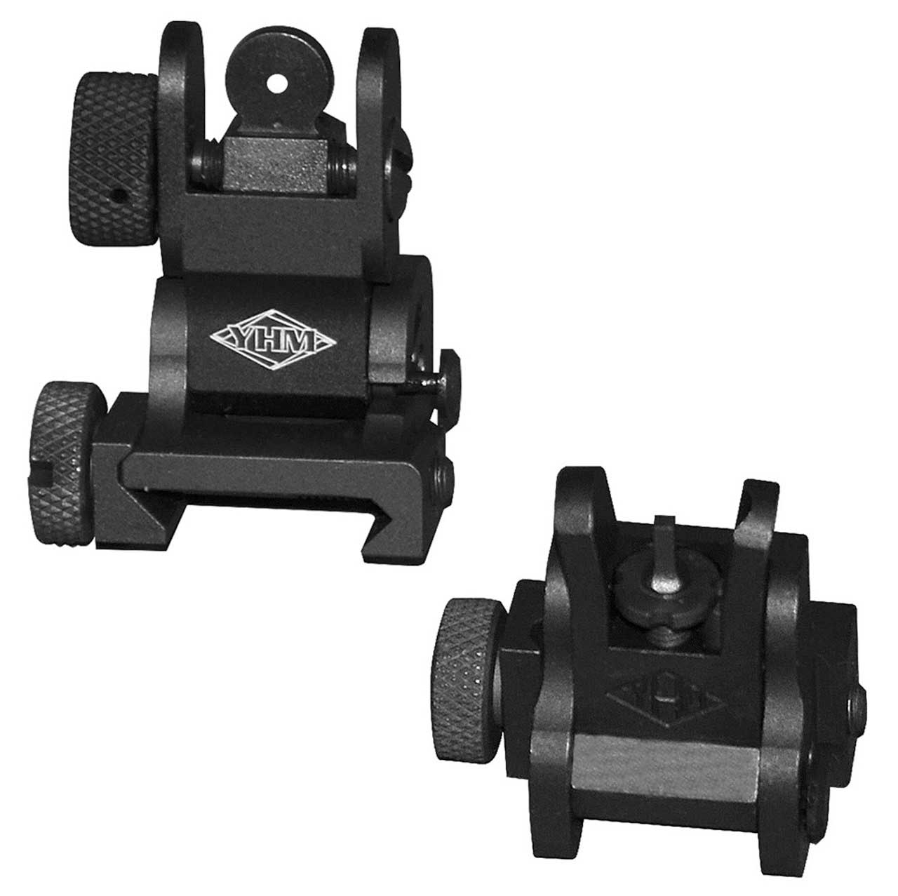 Yankee Hill AR-15 Flip Up Sights Set - Front and Rear