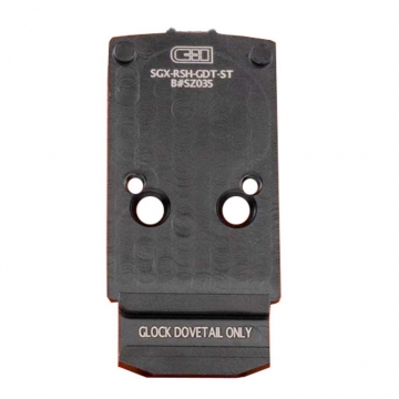 C&H Precision Optic Plate for SIG P320 Legion (X-FIVE, M17, M18) w/ R1P/DPP to RMR w/ Glock Dovetail