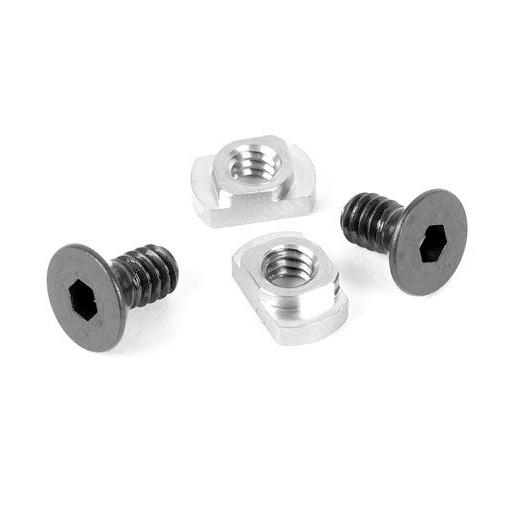 EGW M-Lok Screws and Nuts - Stainless 2 pack