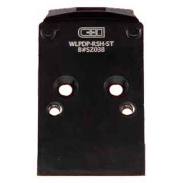 C&H Precision Optic Plate for Walther PDP 1.0 to Trijicon RMR / Holosun 407C / 507C  – STEEL