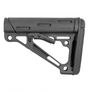 Hogue OverMolded AR-15 Collapsible Stock- Mil-Spec  - Black