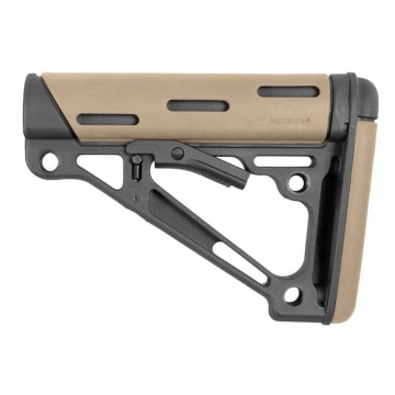 Hogue OverMolded AR-15 Collapsible Stock - Mil-Spec - FDE