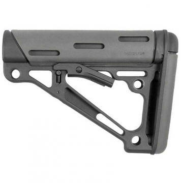 Hogue OverMolded AR-15 Collapsible Stock - Mil-Spec - Slate Grey