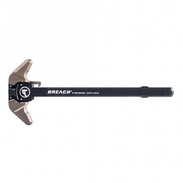 Aero AR15 BREACH Ambi Charging Handle w/ Large Lever - Black/Kodiak Brown