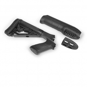 Adaptive Tactical EX Performance Adjustable Stock & Forend - Mossberg 500/590/88, 12g - Black