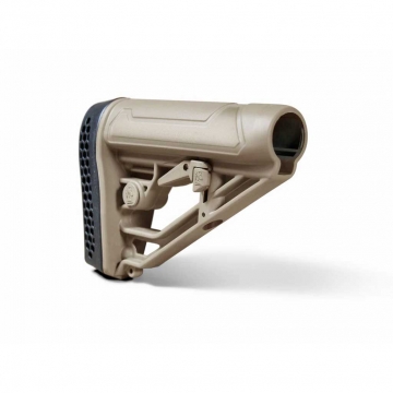 Adaptive Tactical EX Performance Adjustable Stock – AR-15/AR-10 – Mil-Spec – Flat Dark Earth