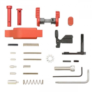 Armaspec Superlight Lower Parts Kit for .223/5.56 – RED