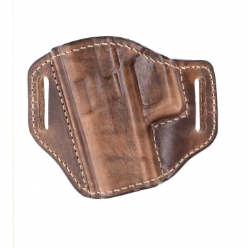 Bianchi Model #57 Remedy Belt Slide Holster for Glock 43/43X/48 - Weather Tan - Left Hand