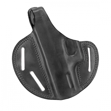 Bianchi Model 7 Shadow II 3-Slot Pancake-Style Holster w/ Thumbsnap for Glock 19 - Left Hand, Black