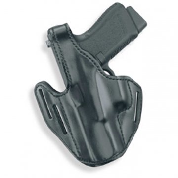 Gould & Goodrich Concealment 733 Three-Slot Pancake Holster, Black, Left Hand, Glock 17