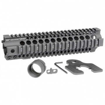 Midwest Industries Combat Quad Rail T-Seriese Free Float AR-15 Handguard - Mid Length 9.25"