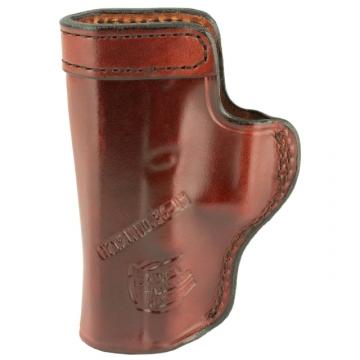 Don Hume H715 IWB Clip-On Holster, for Glock 19, Right Hand, Brown Leather