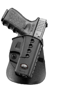 Fobus Evolution Paddle Holster for Glock 17, 19 and 34 - Left Hand -  Black