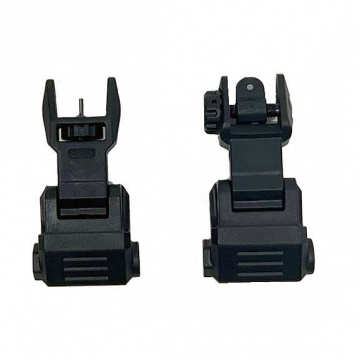 VISM High Profile AR-15 Flip Up Sights - Front And Rear Sight Set