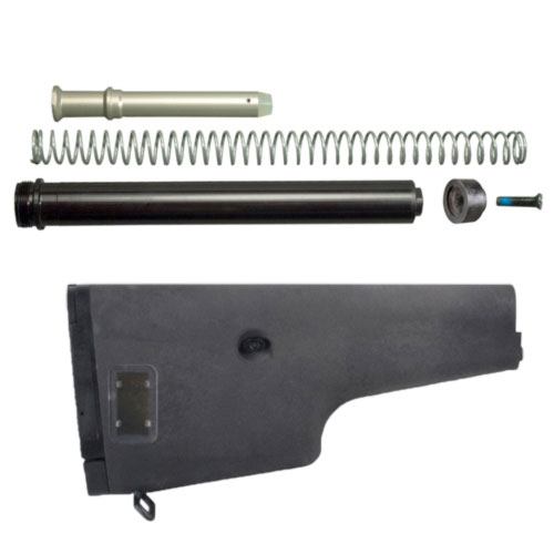 AR15 Fixed Stock Kit - US Tactical Systems Back-Up 20 - Complete Assembly