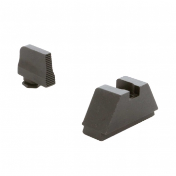 Ameriglo GL-470 Suppressor Height Sights for Glock  | 2XL Tall Black serrated