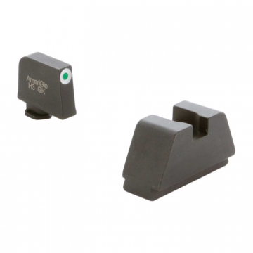 Ameriglo Suppressor Height Sights for Glock  GL-481 | 2XL Tall Green Tritium White Outline