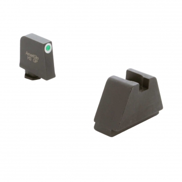 Ameriglo Suppressor Height Sights for Glock  GL-482 | 5XL Tall Green Tritium White Outline