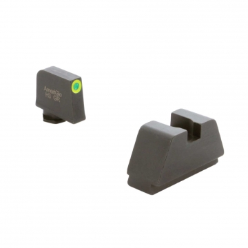 Ameriglo Suppressor Height Sights for Glock  GL-681 | 2XL Tall Green Tritium LumiGreen Outline