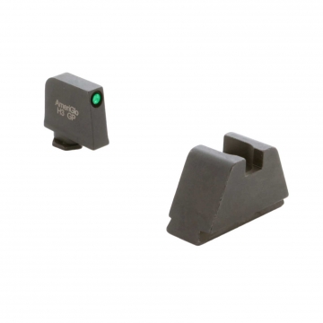 Ameriglo  GL-811  Suppressor Height Sights for Glock | 3XL Tall Green Tritium Black Outline .365 fro