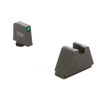 Ameriglo GL-812 Suppressor Height Sights for Glock   | 5XL Tall Green Tritium Black Outline