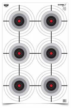 Birchwood Casey Eze-Scorer 23" x 35" Multiple Bull's-Eye Paper Target 100 Pack