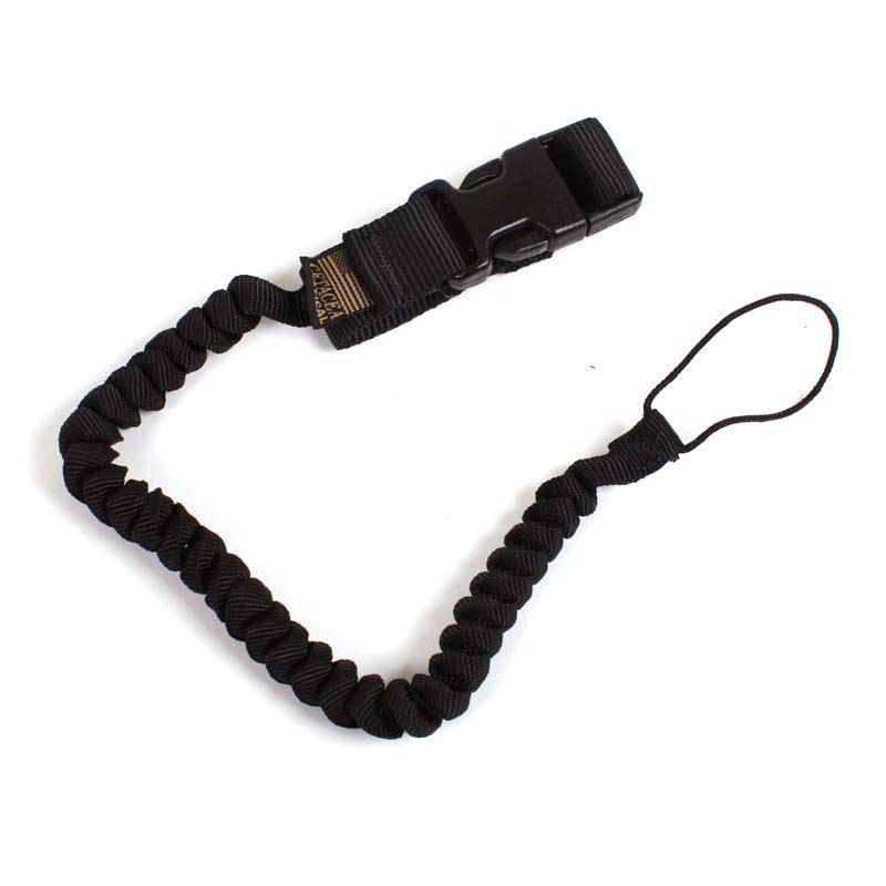 Cetacea Covered Mini Coil Pistol Lanyard