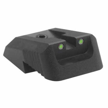 Kensight Novak LoMount DFS 1911 Fixed Rear Tritium Combat Night Sight, Recessed Blade