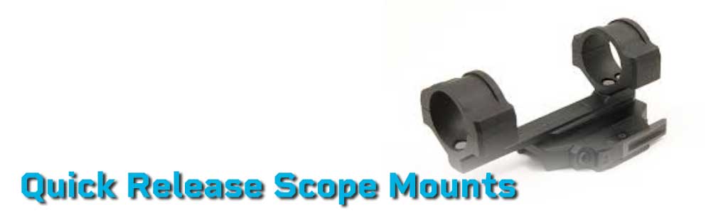 Quickly Release Rifle Scope Mounting