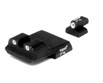 Trijicon SA08: S&W 3 Dot Green Front & Green Long Rear Night Sights