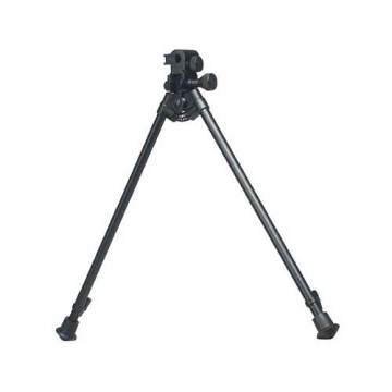 Versa-Pod Model 53: 15-23" sitting bipod with rubber feet and universal adaptor (150-100), features 